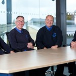 Peter, Simon, David and Martin McCarthy in the boardroom